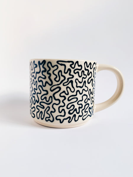 Melissa Koenig Ceramics Squiggle Big Boi Mug