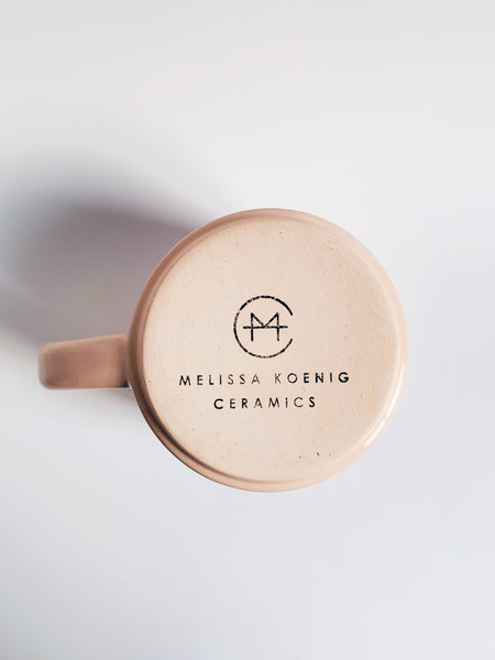 Melissa Koenig Ceramics Blush Signature Big Boi Mug