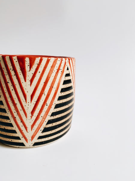 Donna deSoto Red Stripe Tumbler