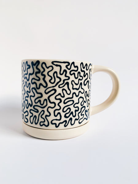 Melissa Koenig Ceramics Squiggle Coaster
