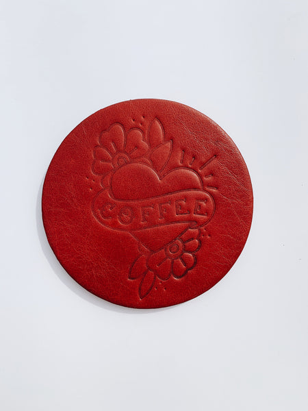 brew sleep draw sipp curated goods leather coaster