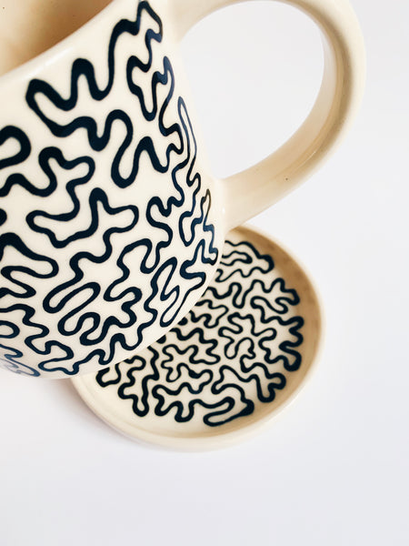Melissa Koenig Ceramics Squiggle Big Boi Mug