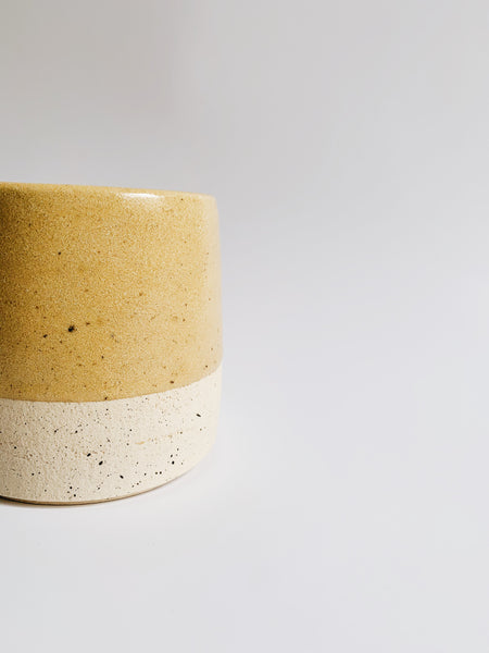 Donna deSoto Speckled Honey Mustard Tumbler