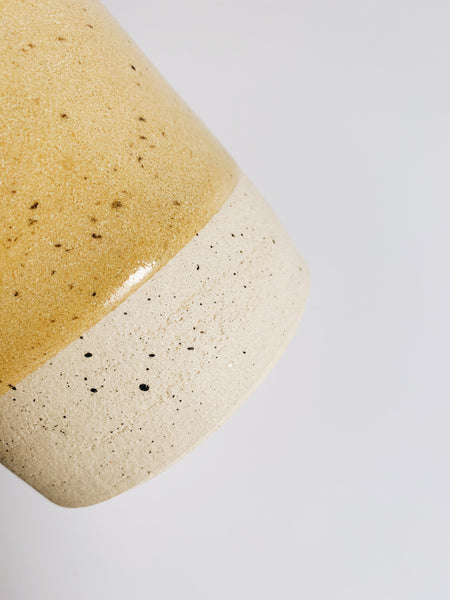 Donna deSoto Speckled Honey Mustard Tumbler