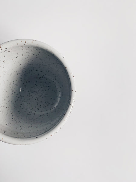 Avesha Michael Speckle Grey + White Tumbler