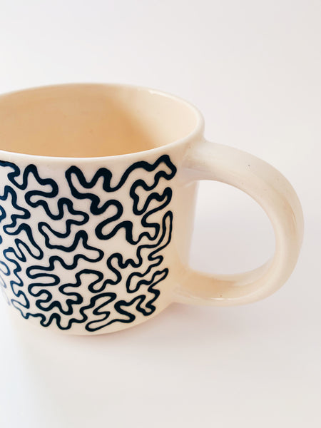 Melissa Koenig Ceramics Squiggle Big Boi Mug