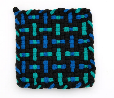 Kate Kilmurray Deep Ocean (Blue Black Blue Robin's Egg) Coaster