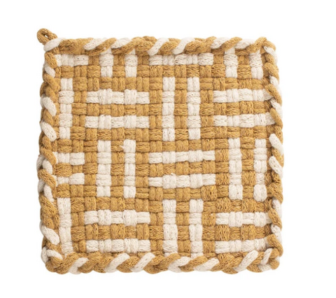 Kate Kilmurray Forest (Ochre and Flax) Coaster