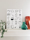 Sara Diamond & Courtney Riddle's Coffee Print