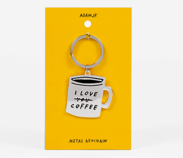 Adam J. Kurtz I Love You Coffee Keyring