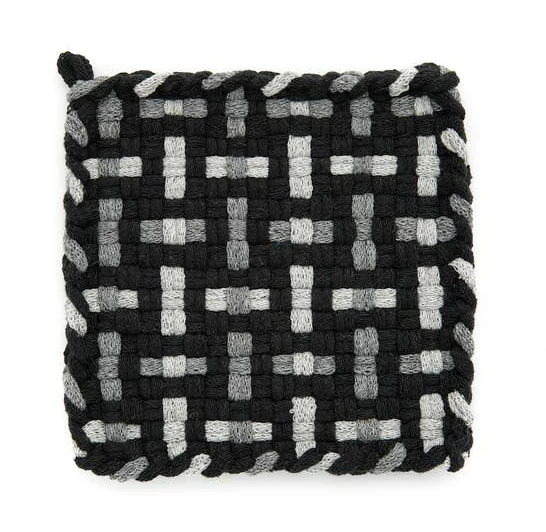 Kate Kilmurray Moon Light (Black Silver Pewter) Coaster