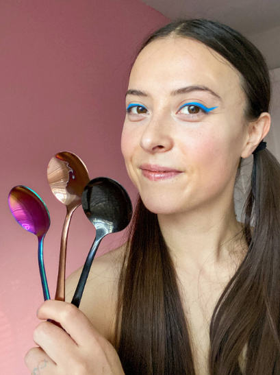Umeshiso Little Dipper Spoon - Goth