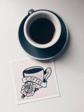 Brew Sleep Draw Coffee Print