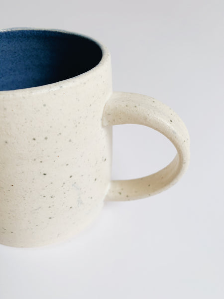 Donna deSoto Splatter Mug (Blue Cornflower)