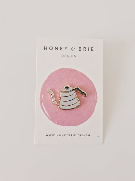 Honey & Brie Design Pour Over Kettle Pin
