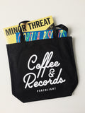 Porchlight Coffee & Records "Coffee & Records" Tote Bag