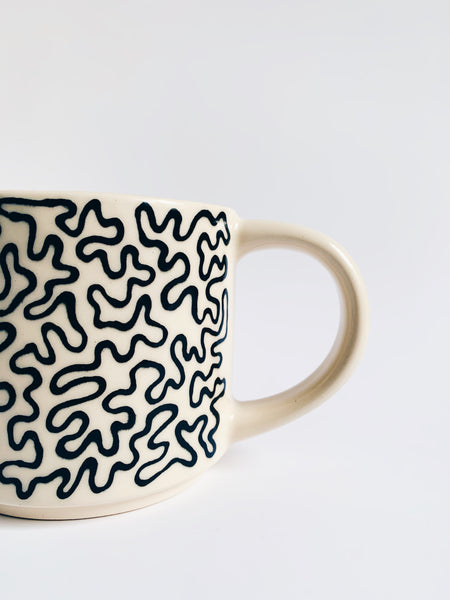 Melissa Koenig Ceramics Squiggle Big Boi Mug