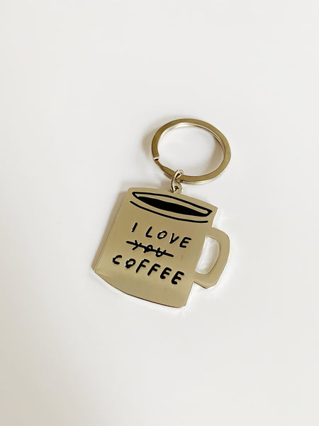 Adam J. Kurtz I Love You Coffee Keyring