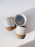 Avesha Michael Speckle Grey + White Tumbler
