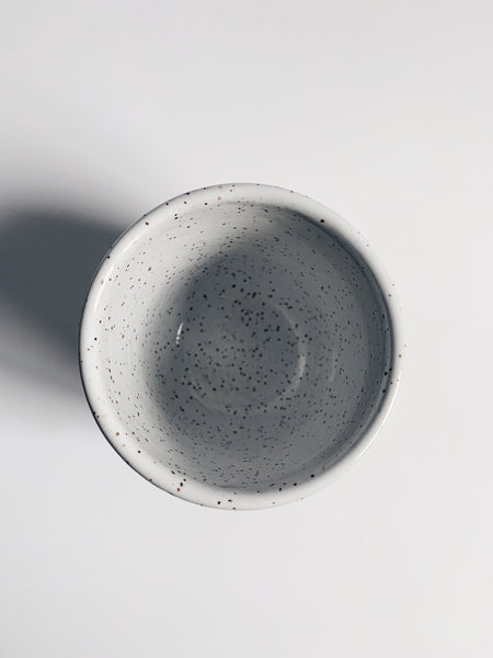 Avesha Michael Speckle Grey + White Tumbler