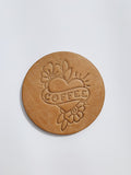 brew sleep draw sipp curated goods leather coaster
