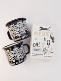Pyknic Death Before Decaf Enamel Mug