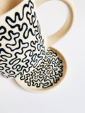 Melissa Koenig Ceramics Squiggle Coaster